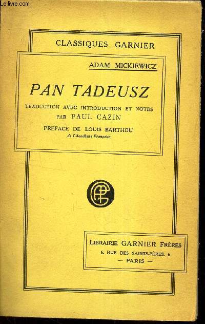 1934, tłum. Paul Cazin