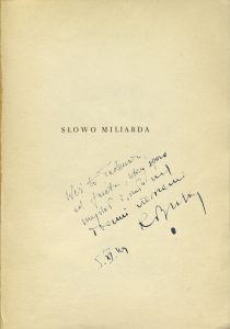 Roman Bratny, „Słowo miliarda”, Książka i wiedza, Warszawa 1949
