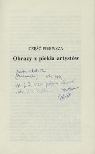 Małgorzata Dziewulska, „Artyści i pielgrzymi”, Wydawnictwo Dolnośląskie, Wrocław 1995