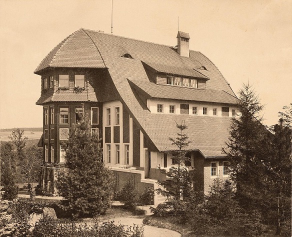 Boberhaus – strona półn.-zach. przed 1920 rokiem, materiały Lwóweckiego Towarzystwa Regionalnego