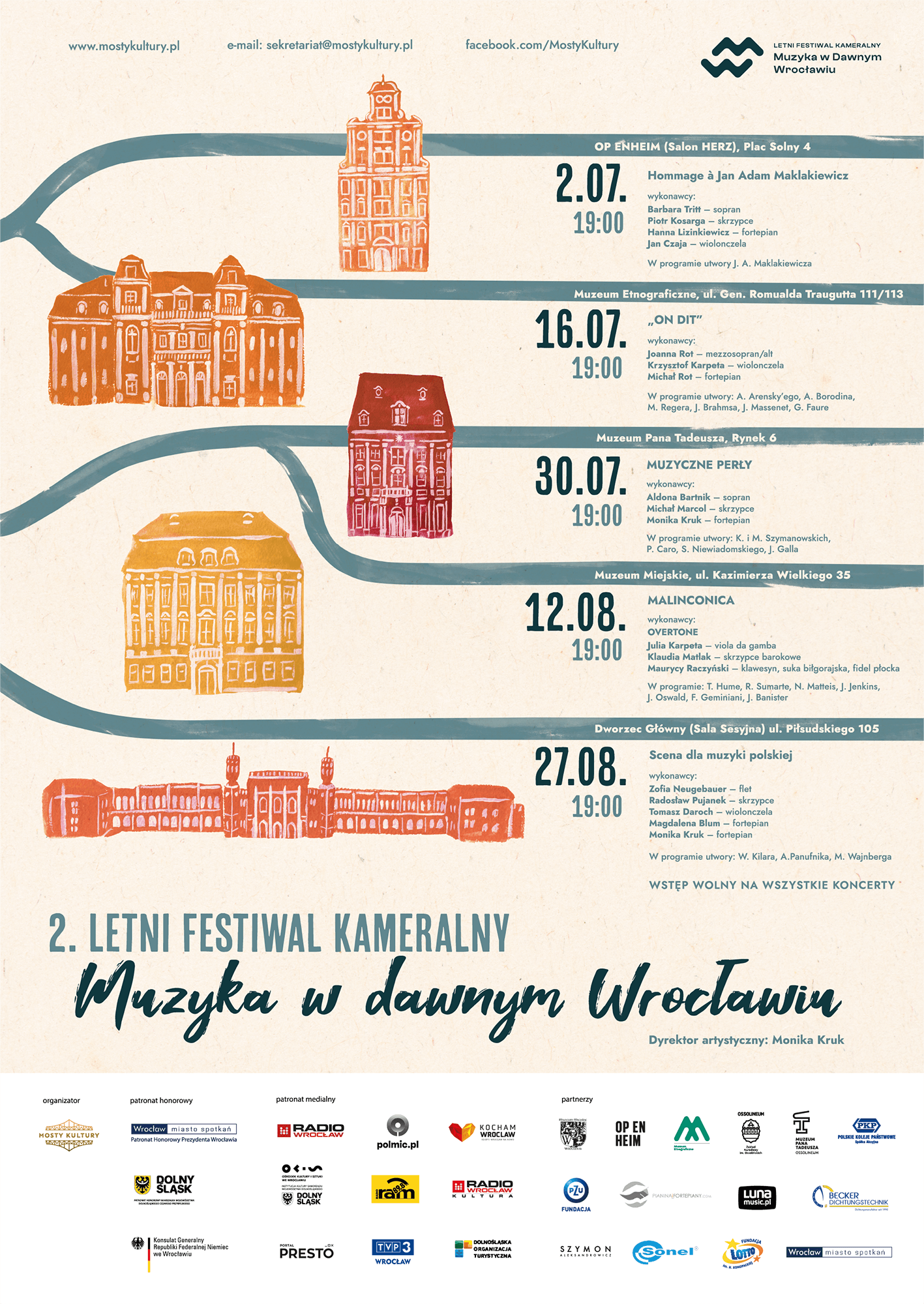 2. Letni Festiwal Kameralny „Muzyka w dawnym Wrocławiu”